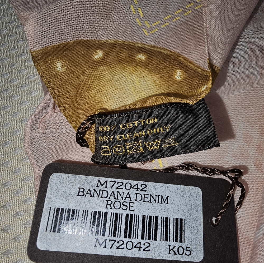 AUTHENTIC LOUIS VUITTON BANDANA/SCARF PINK - Picture 4 of 6